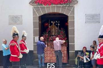 Telde rinde tributo a San Lorenzo en la capital grancanaria/Francisco Javier Santana.